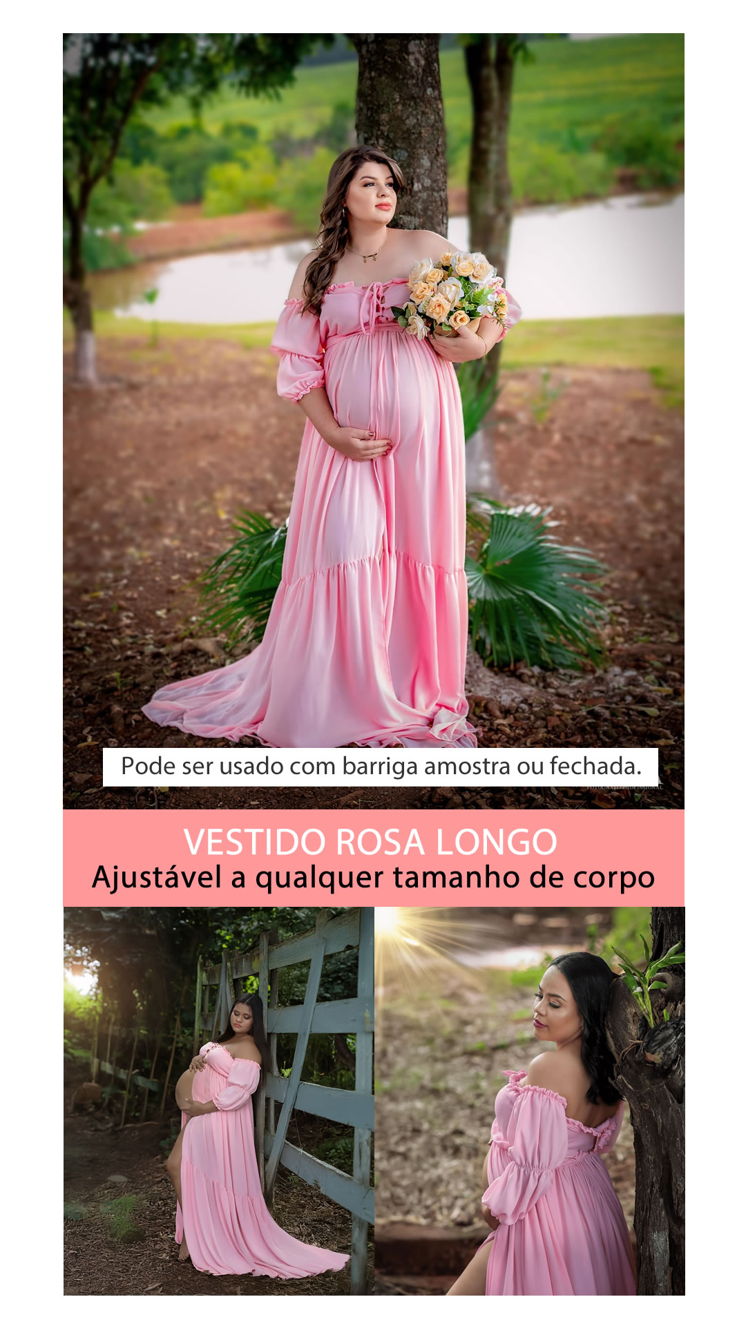 ensaio-gestante-vestido-rosa-londrina-cambe-sertanopolis-ibipora