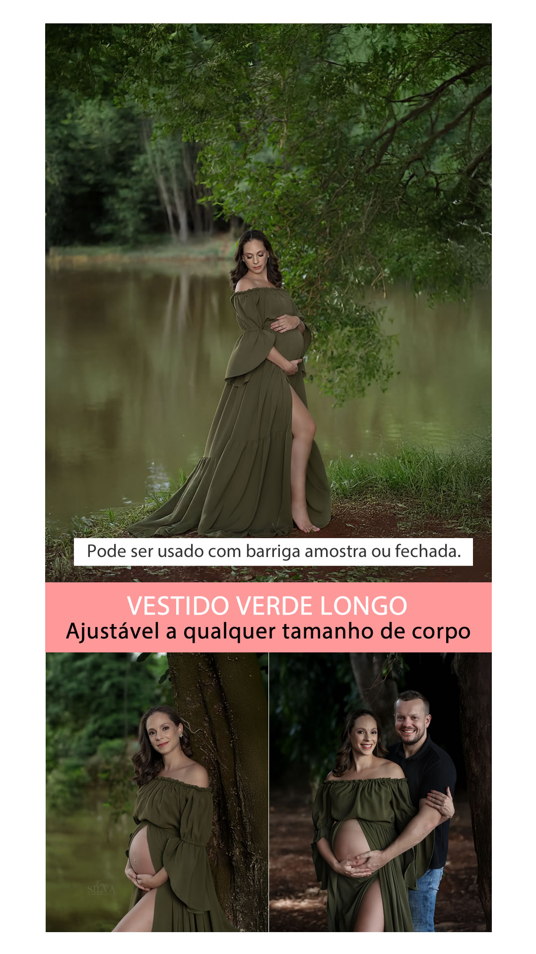 ensaio-gestante-vestido-verde-londrina-cambe-sertanopolis-ibipora